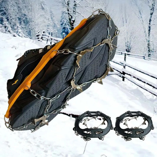 SnowChains – Skridsikker Træk-På Sko Sne Kæder For Sikker Vintervandring