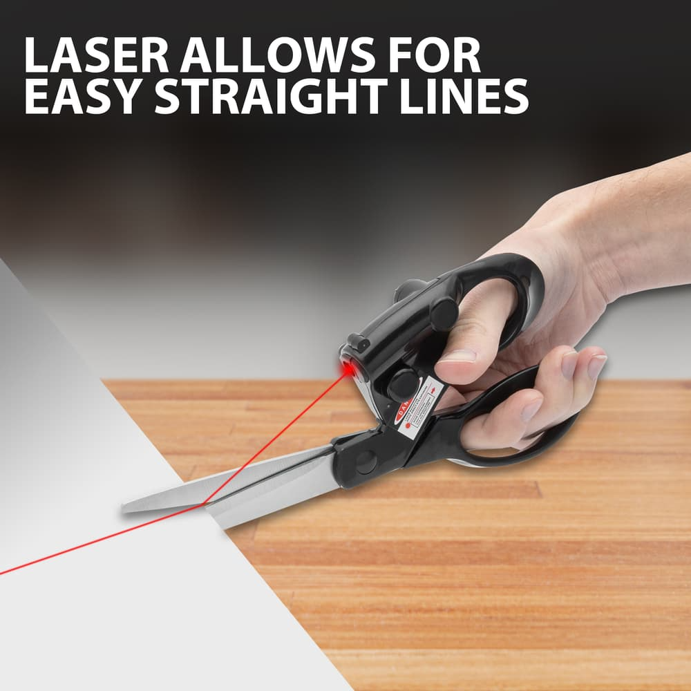 Globetrek° LaserScissors 1+1 GRATIS: Præcis Skæring Laserstyret Multifunktionel Saks