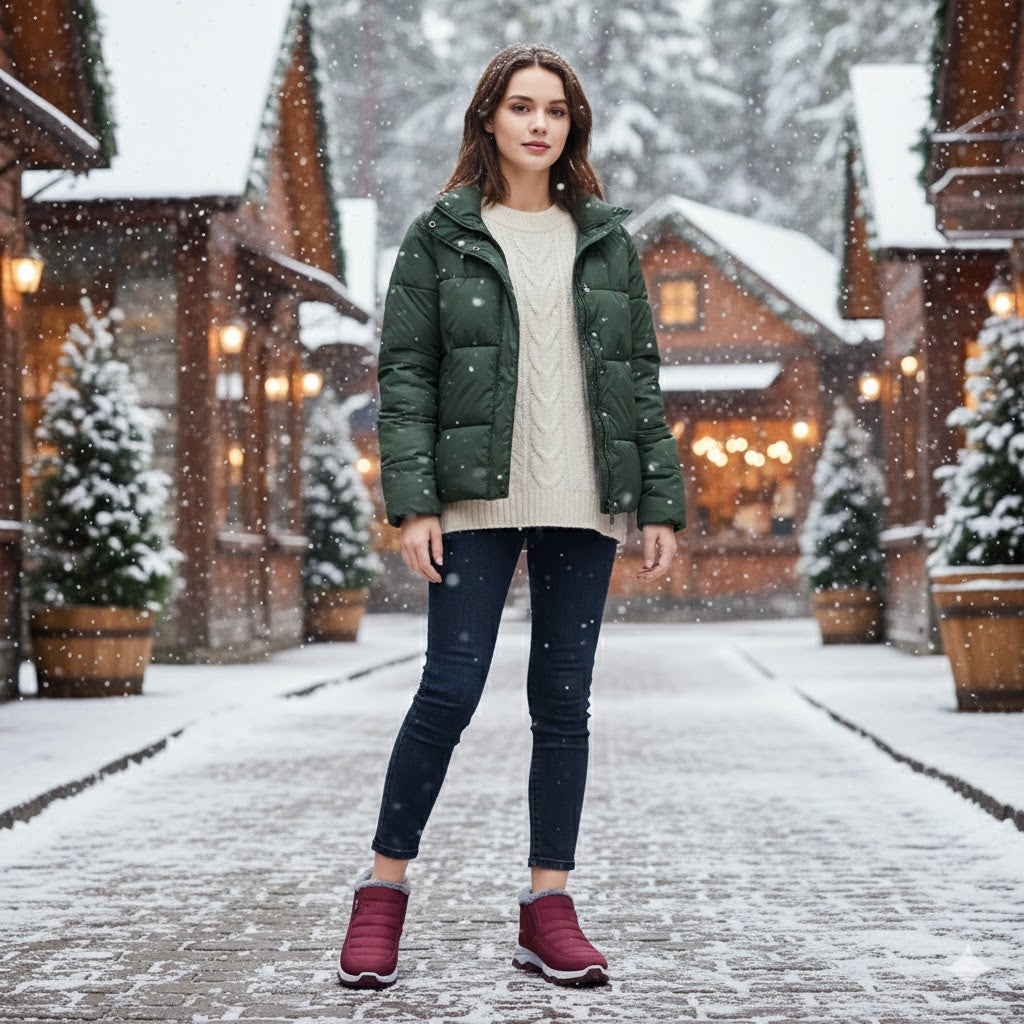 Happy™ WinterBoots:  Mænd Og Kvinder Let Smutte-På Fleece Forede Vinter Støvler