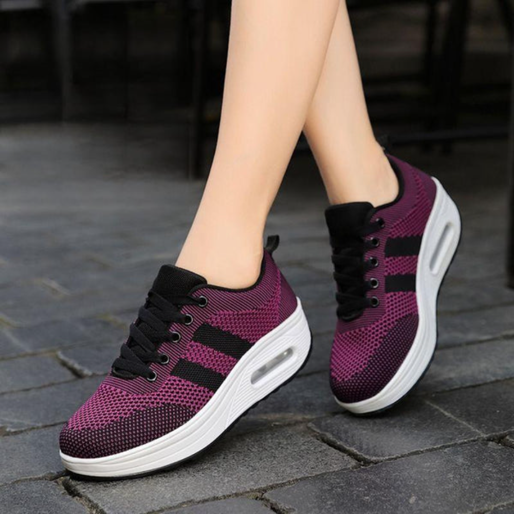 Happy™ CozySneakers: Afslappet Hverdag Blødt Støtte Kvinder Hyggeligt Sneakers