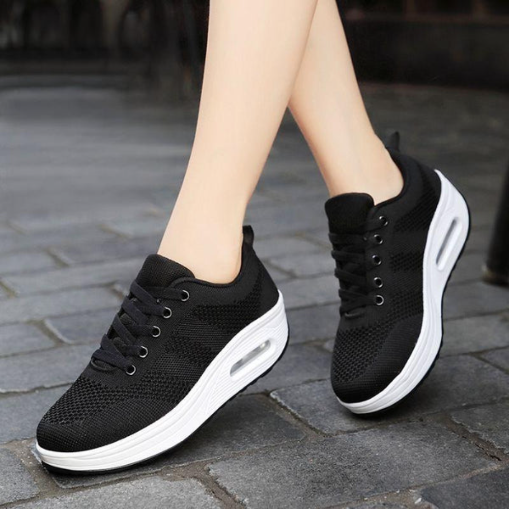 Happy™ CozySneakers: Afslappet Hverdag Blødt Støtte Kvinder Hyggeligt Sneakers