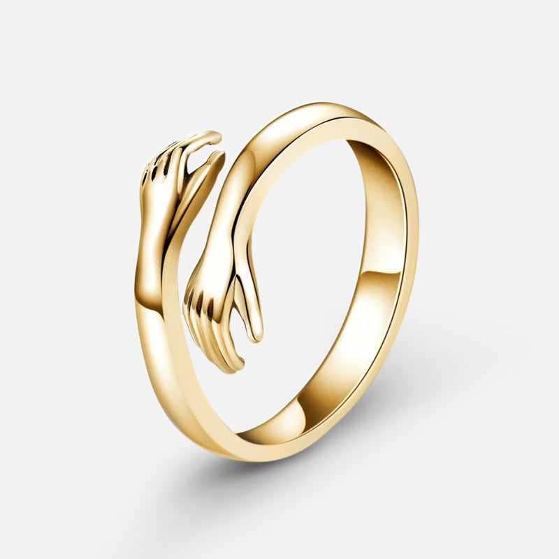 Jewelance™ HugRing 1+1 GRATIS: Justerbar Krammer Stil Promise Ring