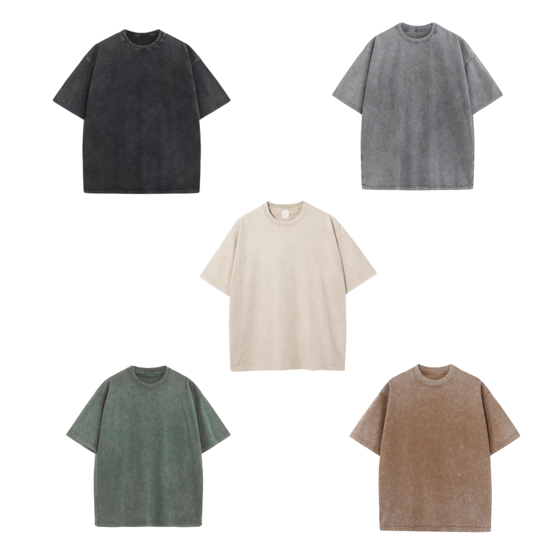 Icone™ ComfortShirt 1+1 GRATIS: Premium Komfortabel Løs Passform Vasket T-shirt