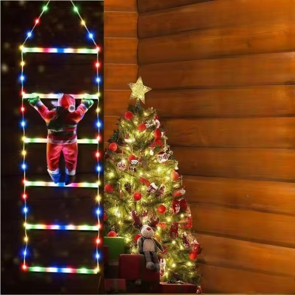 Ledsen™ ChristmasLadder: Holdbar Udendørs LED Jul Stige Lys Visning