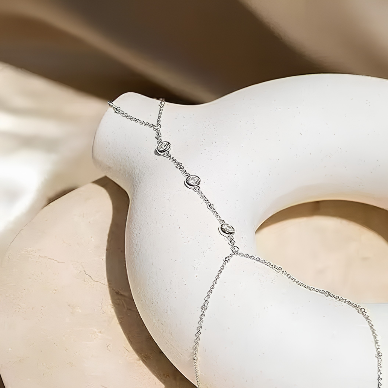 Jewelance™ HandChain 1+1 GRATIS: Elegant Delikat Minimalistisk Håndkæde