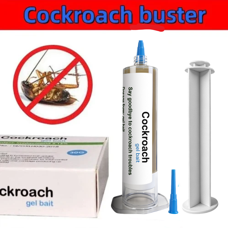 CockroachBait 1+1 GRATIS - Kraftfuld Kakerlakdræber Lokkemad Gel