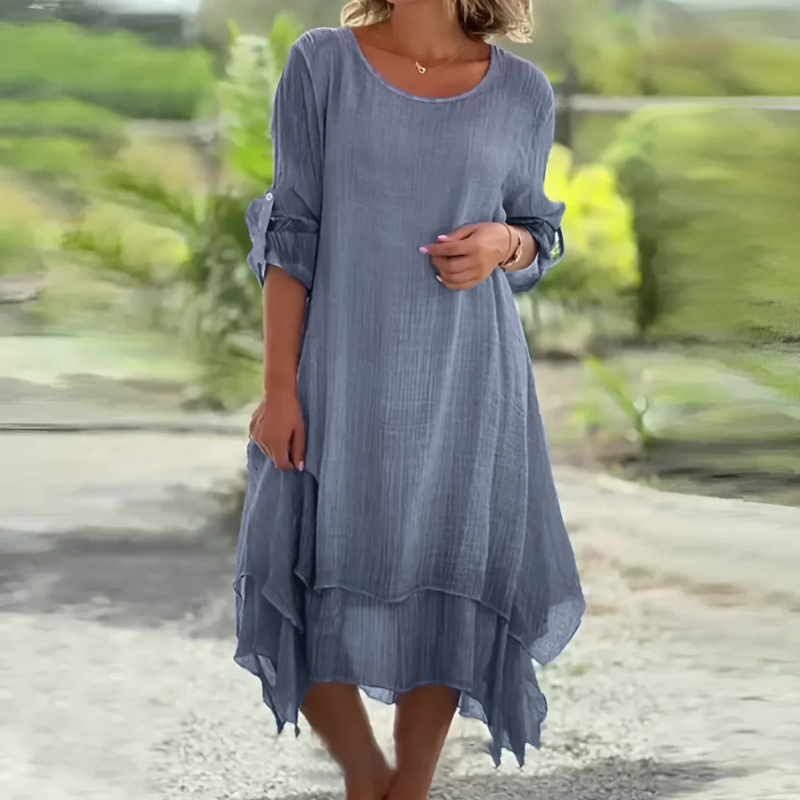 Icone™ LooseDress: Enkel, Åndbar Løs Pasform Kjole