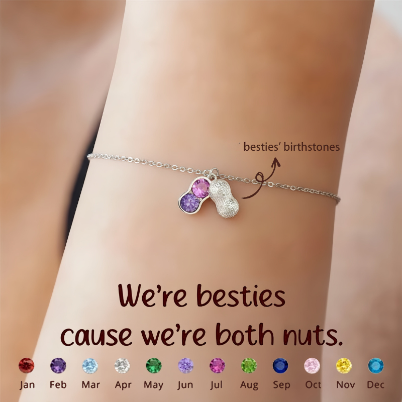 Jewelance™ PeanutBracelet - Tilpasset Peanut I En Pod Fødselssten Armbånd
