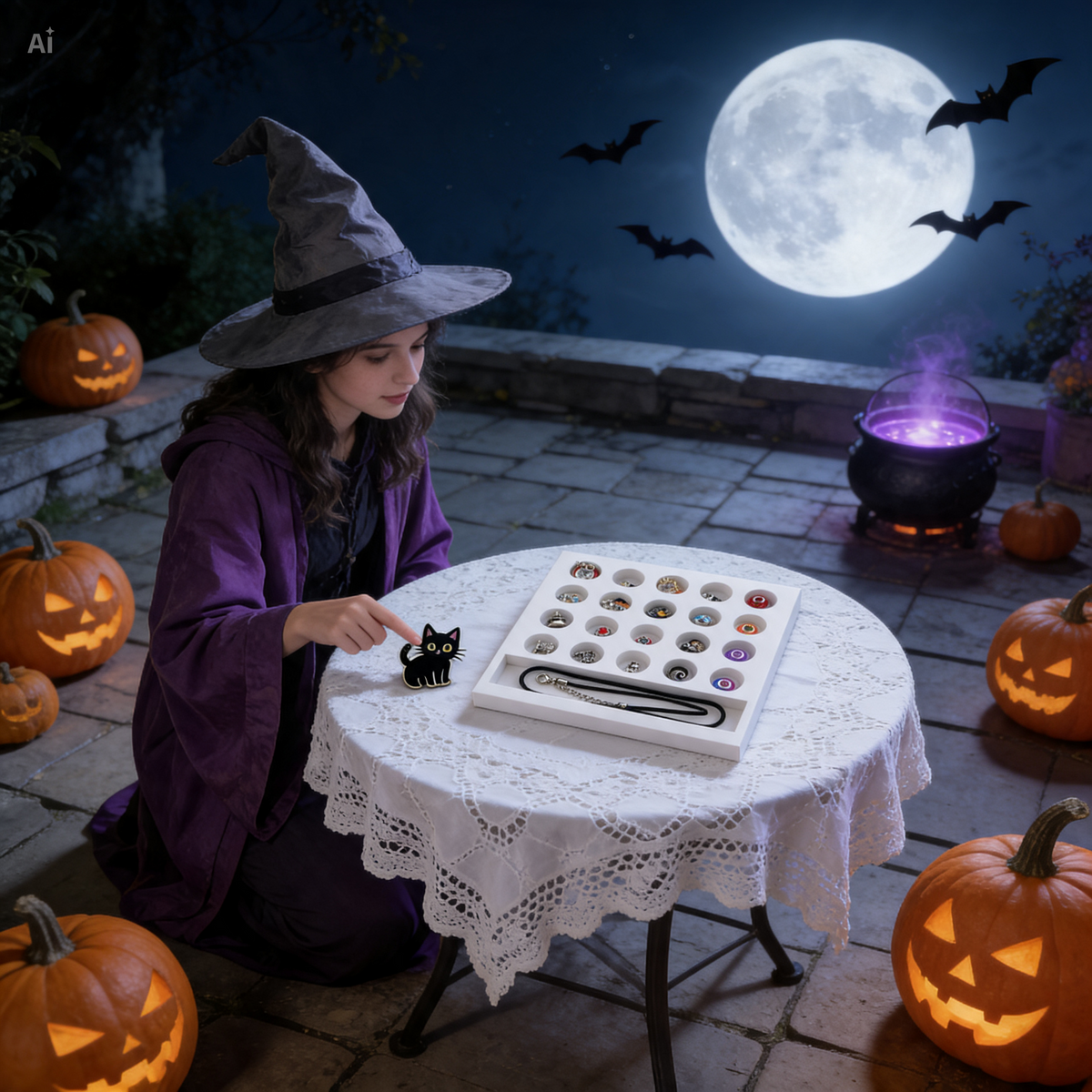 Jewelance™ HalloweenCharms - Halloween Advent Kalender Spooky Charme Armbånd