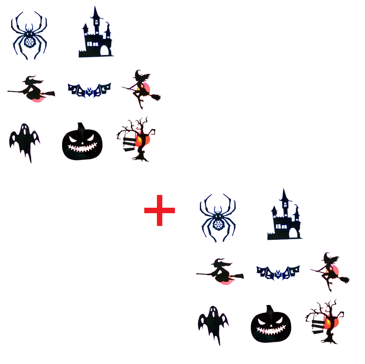 Ledsen™ HalloweenLights 1+1 GRATIS - Halloween LED Skræl Og Stok Vægdekoration Lys
