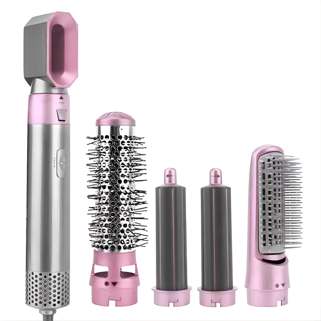 Rose® HairStyler - 5 i 1 Professionelt Hårstyling-Børstesæt