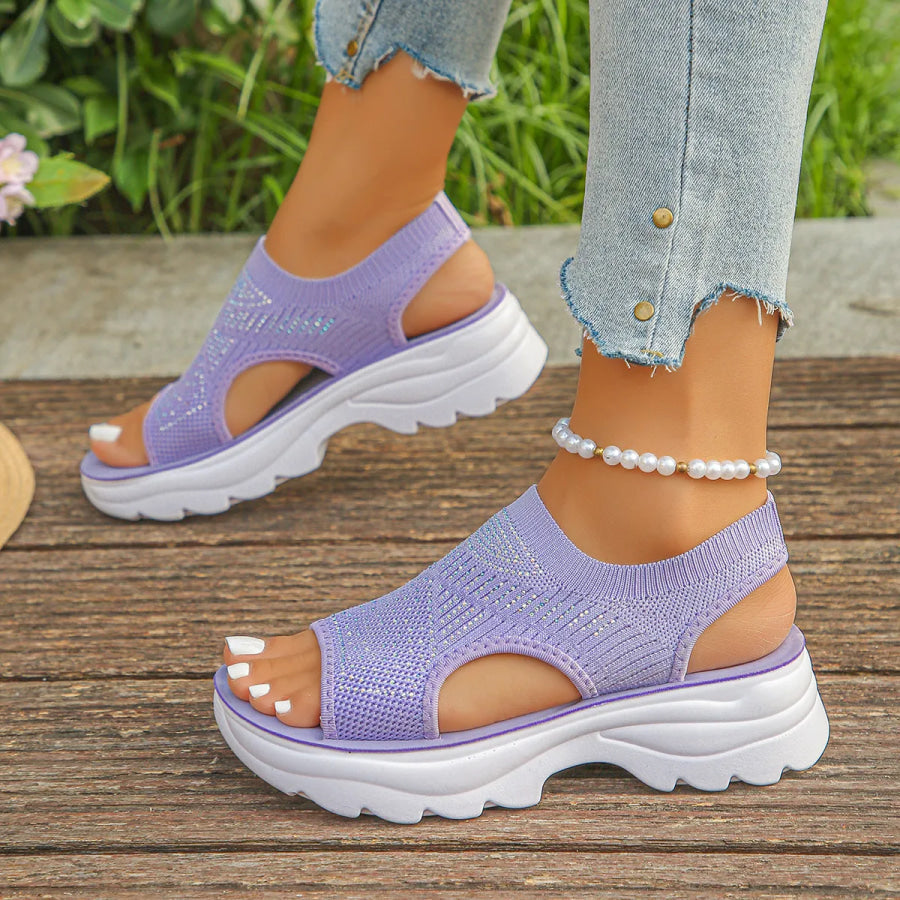 Happy™ ComfortSandals - Åndbare Åbne Tå Komfort Platform Sandaler
