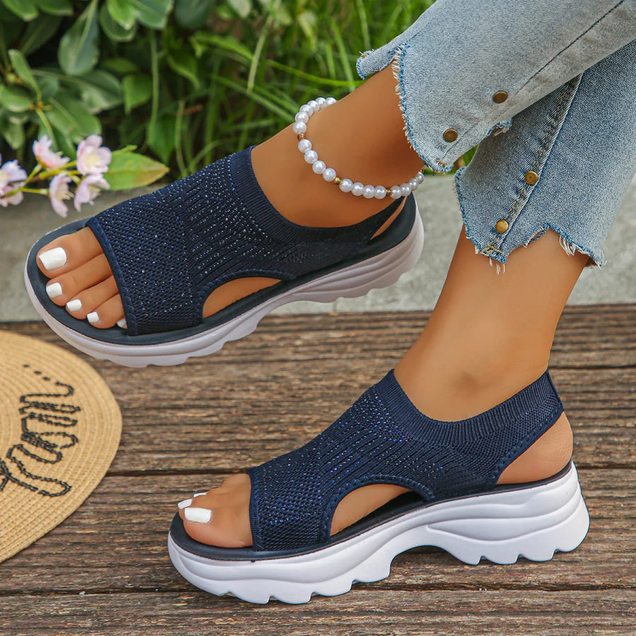Happy™ ComfortSandals - Åndbare Åbne Tå Komfort Platform Sandaler