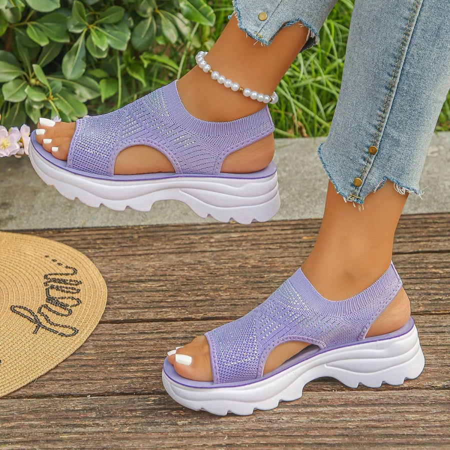 Happy™ ComfortSandals - Åndbare Åbne Tå Komfort Platform Sandaler