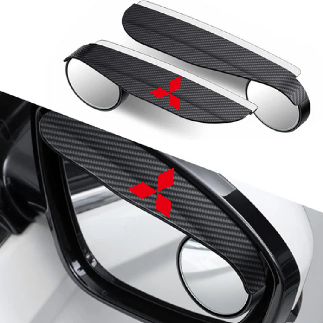 MirrorVisors 1+1 GRATIS: Bilsidespejl Regn Øjenbryn Blind Spot Spejl Visorer