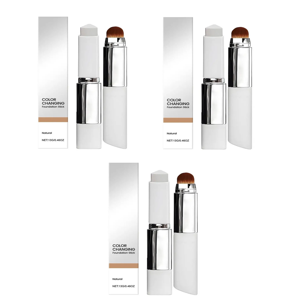 CompactFoundation: Kompakt Farve Ændring Fuld Dækning Foundation Creme Stick