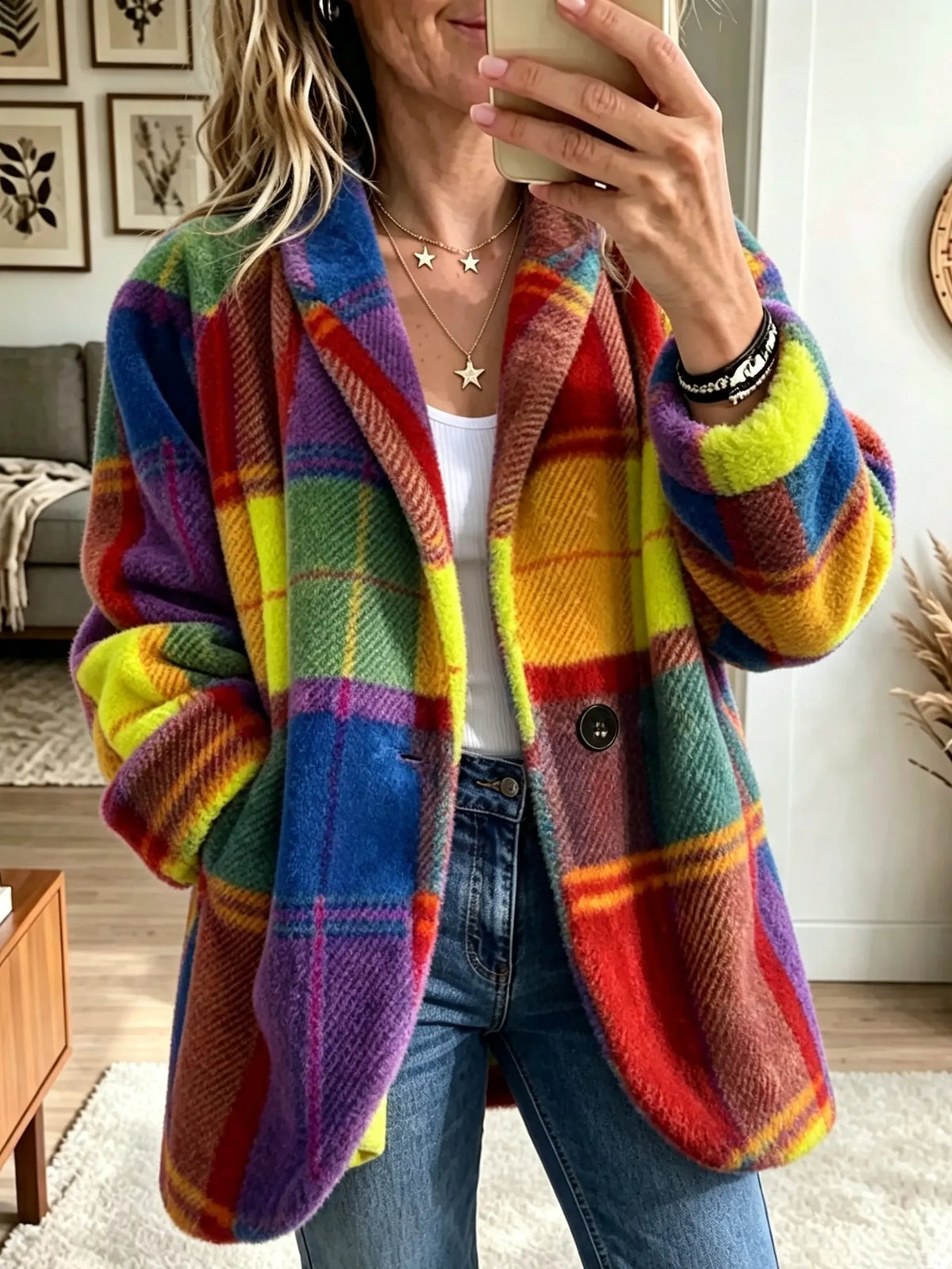 Icone™ TrendCoat: Elegant Kvindemode Trend Frakke Til Uformelle Udflykter