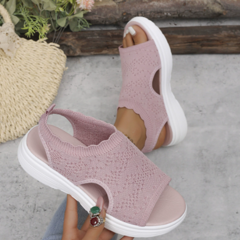 Happy™ ComfortSandals - Åndbare Åbne Tå Komfort Platform Sandaler