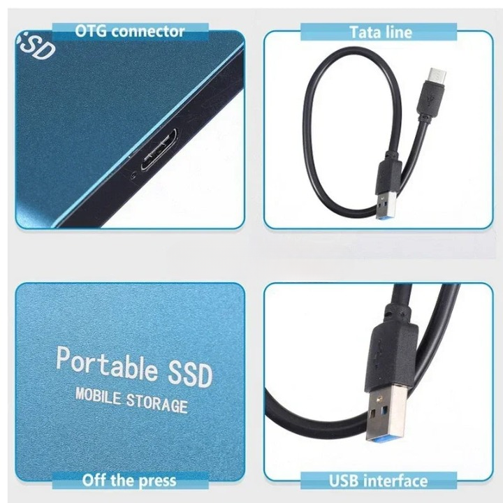 Bærbar ekstern SSD – Højhastigheds-SSD