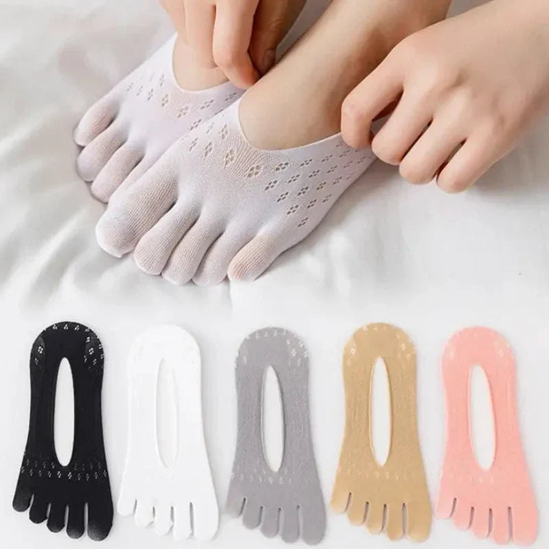 Happy™ FootSocks 2+3 GRATIS - Sømløse Åndbare Tåseparator Fodstrømper