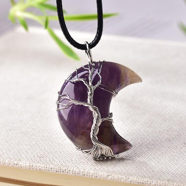 Jewelance™ RootedNecklace 1+1 GRATIS - Rodfæstet Crescent Måne Vedhæng Halskæde