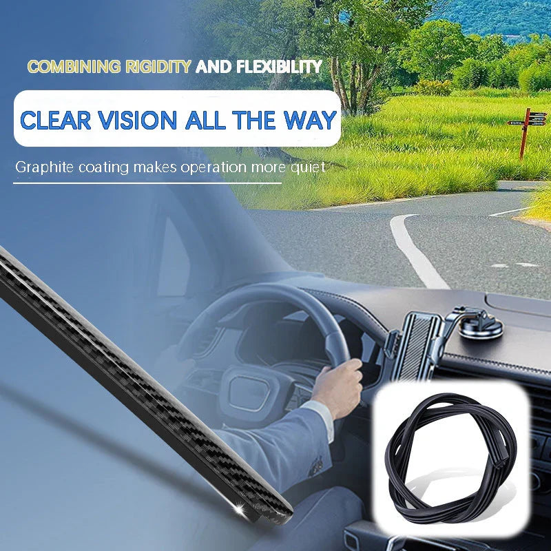 WindshieldWipers: Streak-Gratis Synlighed Holdbar Stille Nem Installation Vinduesviskere