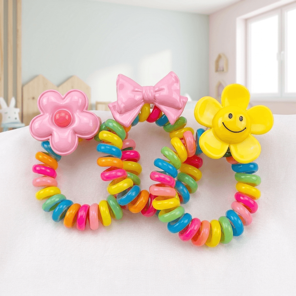 Kletshuts™ HairBands 2+2 GRATIS: Farverige Hårtilbehør Hverdag Hår Spiralbånd