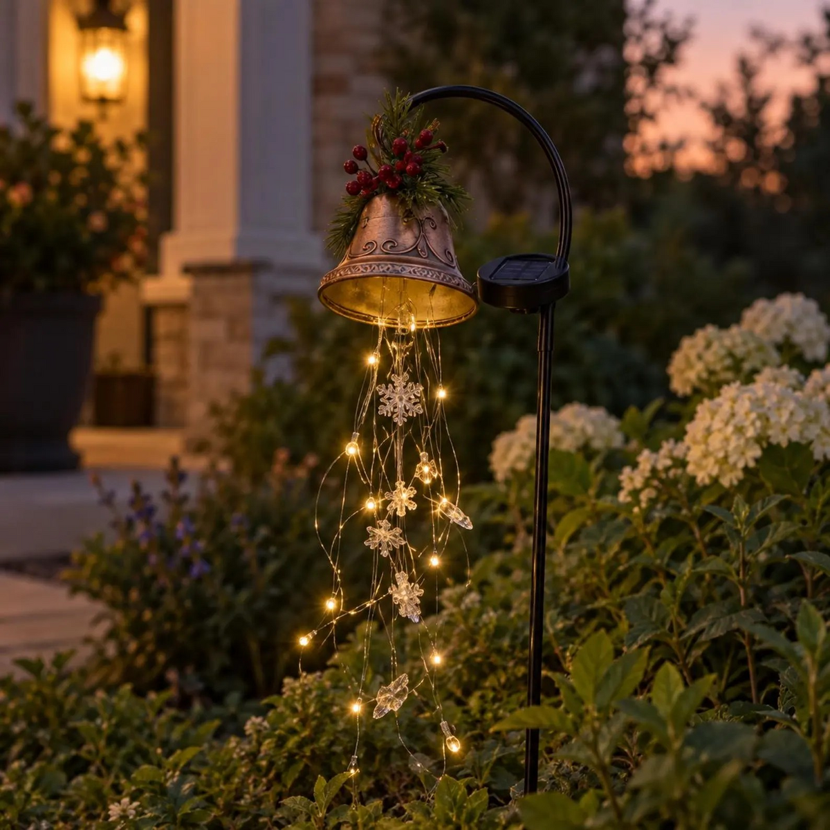 Ledsen™ MerryBell - Jule Merry Bell Cascade Udendørs Festlig Dekor