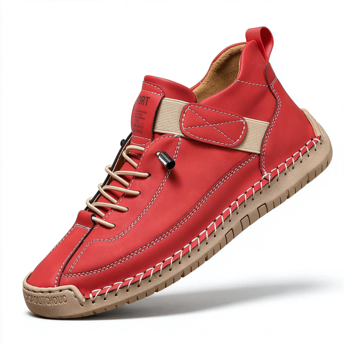 Ortopædiske gåsneakers til damer med bred tåboks og elastiske snørebånd