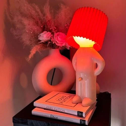 Ledsen™ BoyLamp: Charmerende Lille Dekorativ LED Dreng Lampe