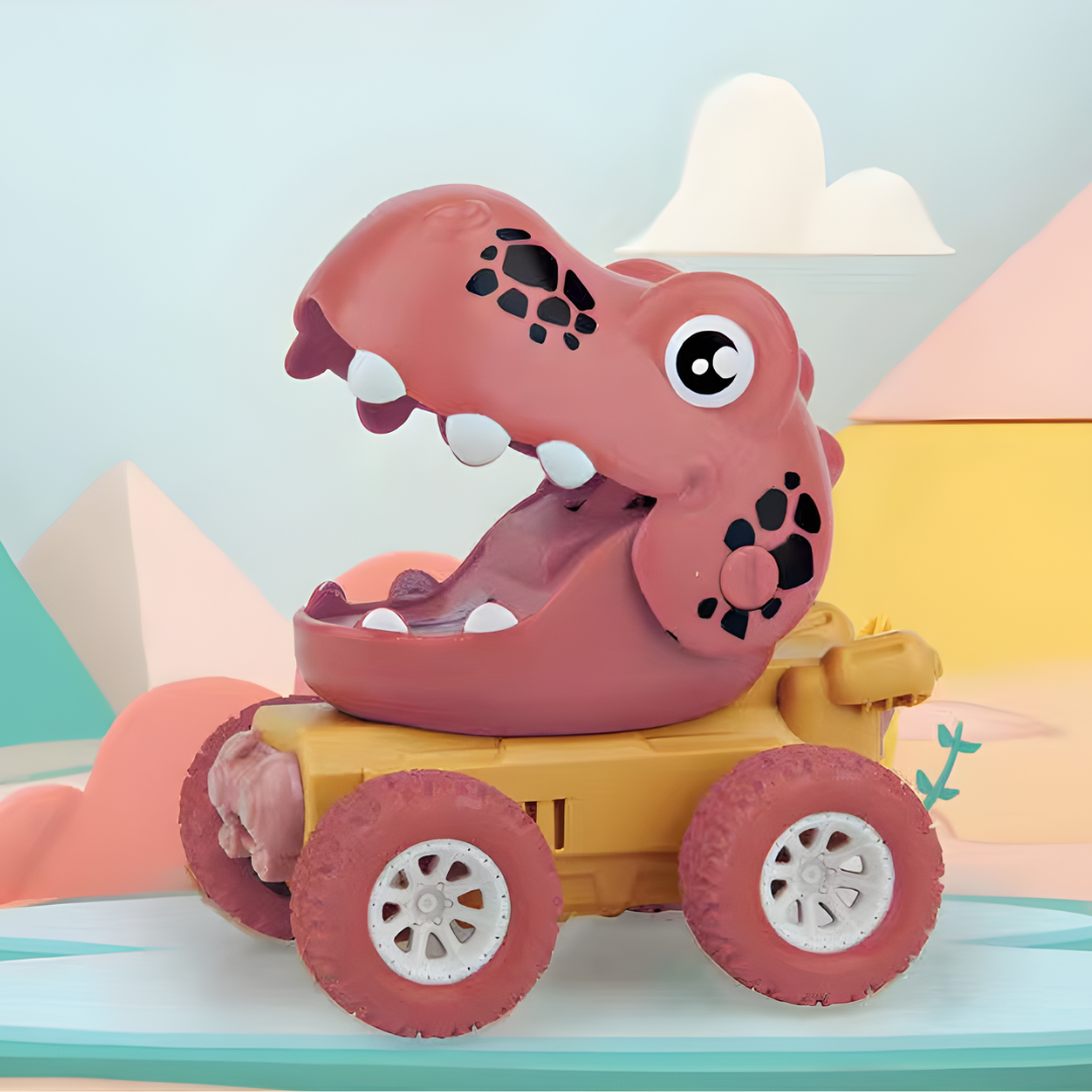 Kletshuts™ DinosaurToy: Sjovt Og Let Træk Tilbage Design Bil Dinosaur Legetøj