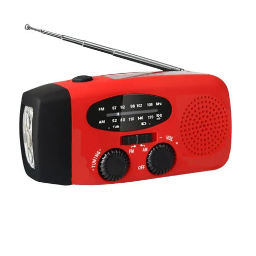 MultiRadio - Multifunktion Solar Bærbar Nødradio
