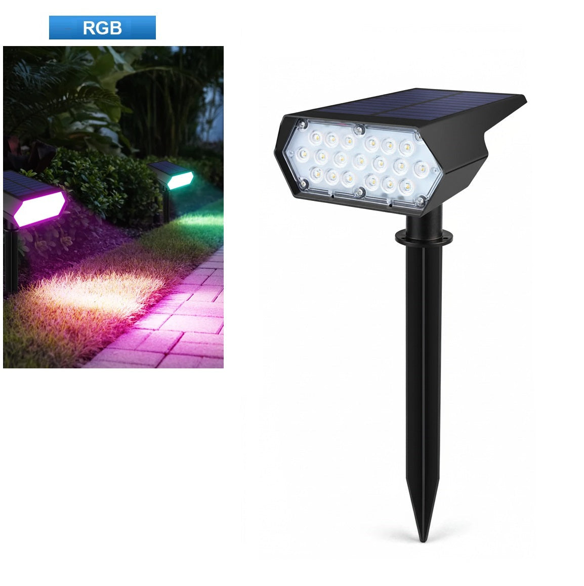 Ledsen™ OutdoorLight: Solcelledrevet Have Spotlight