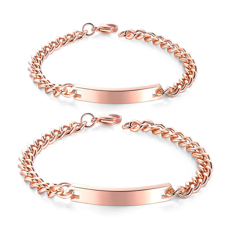 Jewelance™ CoupleBracelet: Elegant Tilpasset Par Mode Armbånd Sæt