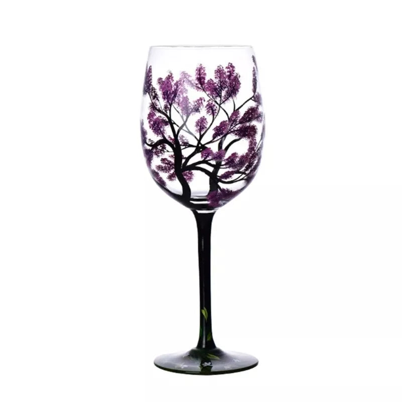 SeasonsGlass - Fire  Årstider Træ Vin Glas