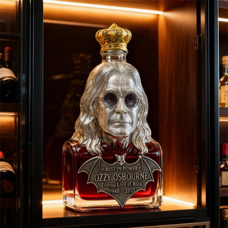 LiquorBottle™: Ozzy Osbourne Begrænset Udgave Hyldest Karaffel Spiritus Flaske