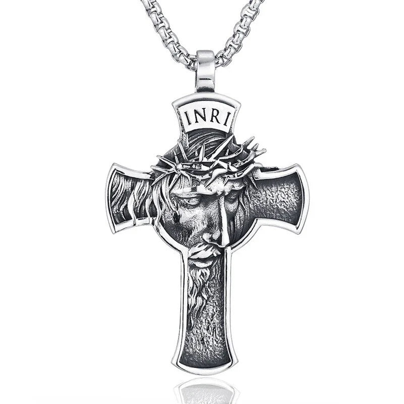 Jewelance™ CrossNecklace: INRI Kristent Kors Halskæde