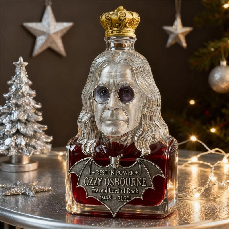 LiquorBottle™: Ozzy Osbourne Begrænset Udgave Hyldest Karaffel Spiritus Flaske