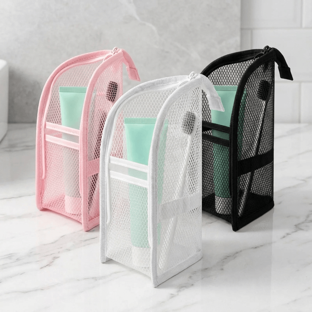 Icone™ ToiletryPouch 1+2 GRATIS: Bærbar Og Rummelig Eejsetoilettaske