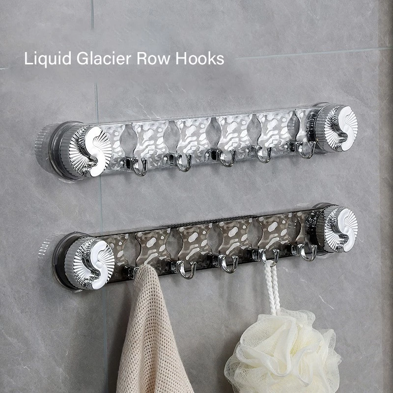 GlideHold® SuctionHooks 1+1 GRATIS: Nem Installation Tung-Pligt Vægmonterede Sugning Kroge