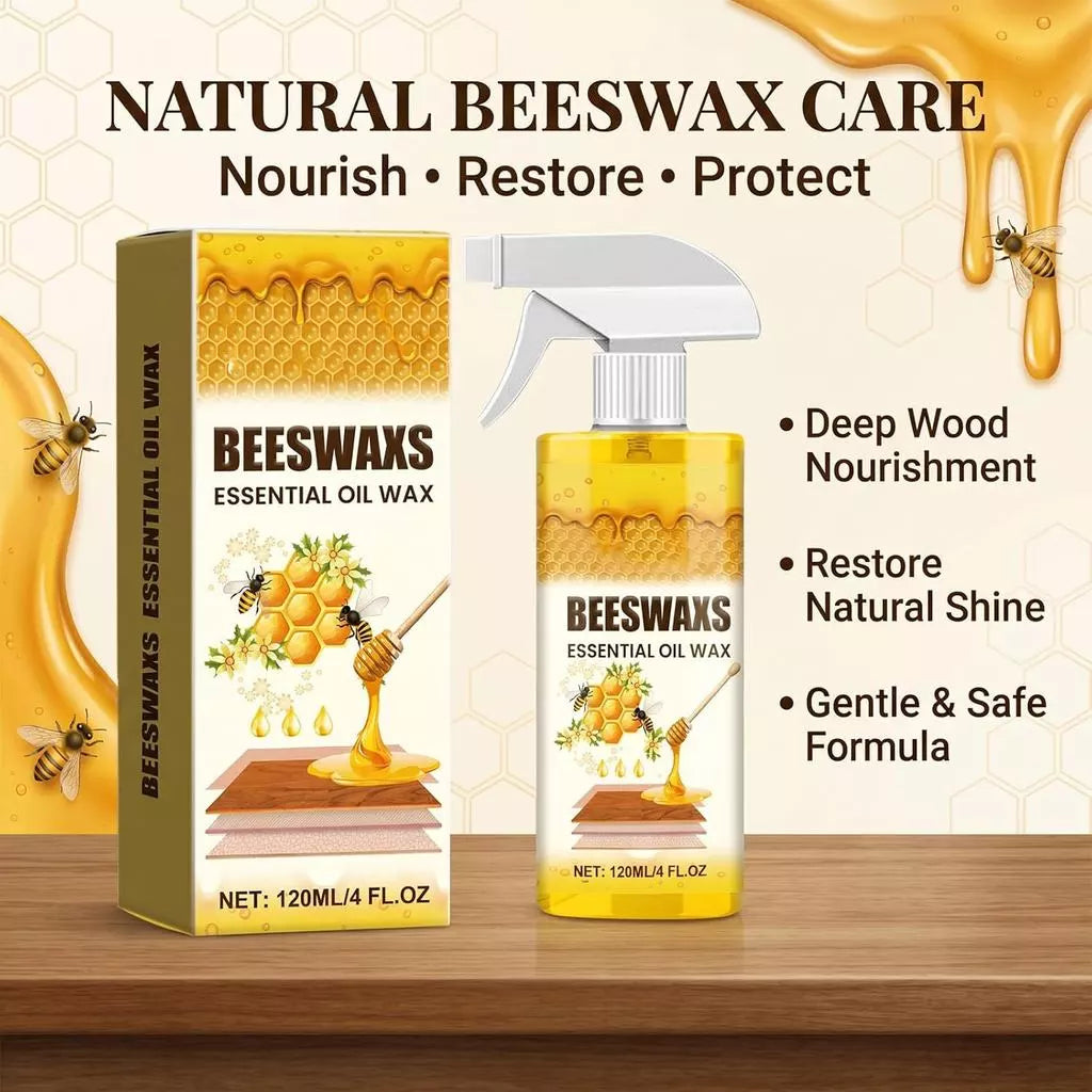 WoodWax: Hurtig Spray Naturlig Bivoks Beskyttelse Trævoks