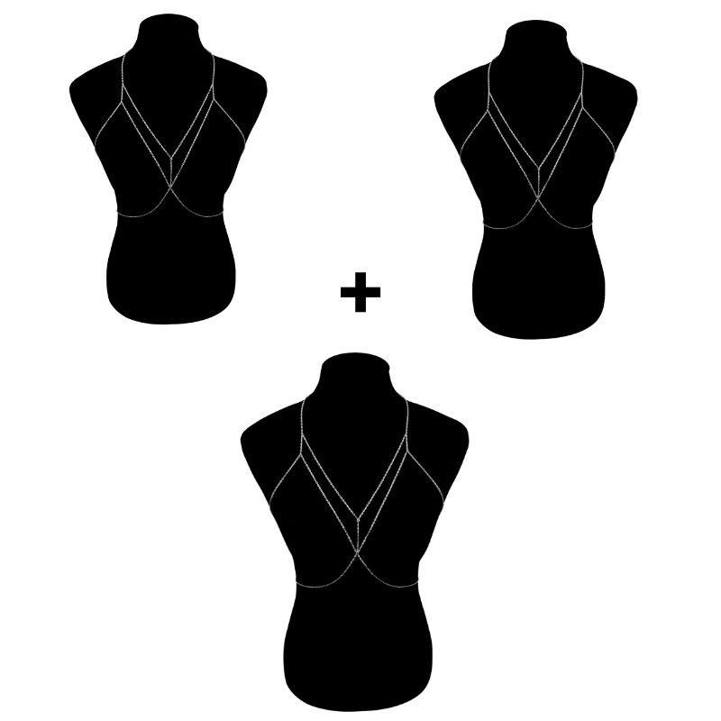 Jewelance™ BodyChain 1+2 GRATIS - Sexy Lagdelt Kæde BH Tilbehør