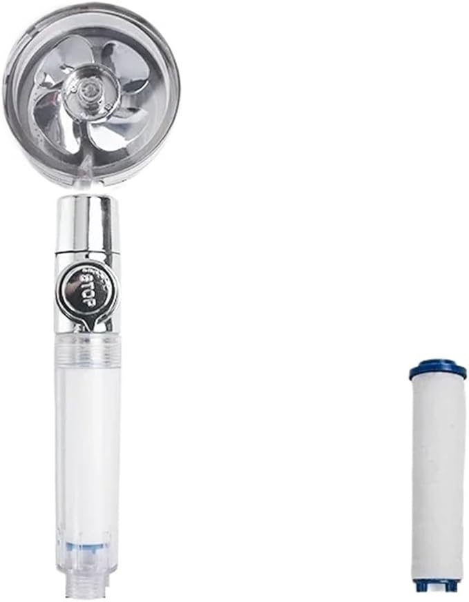 Borhe® SpinShower: 360° Roterende Højtryk Bruser Hoved