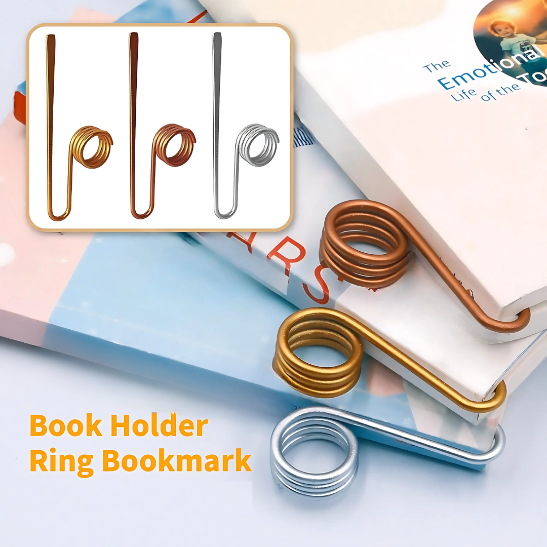 GlideHold® BookHolder: Sikker Greb Komfortabel Bogmærke Og Bogholder