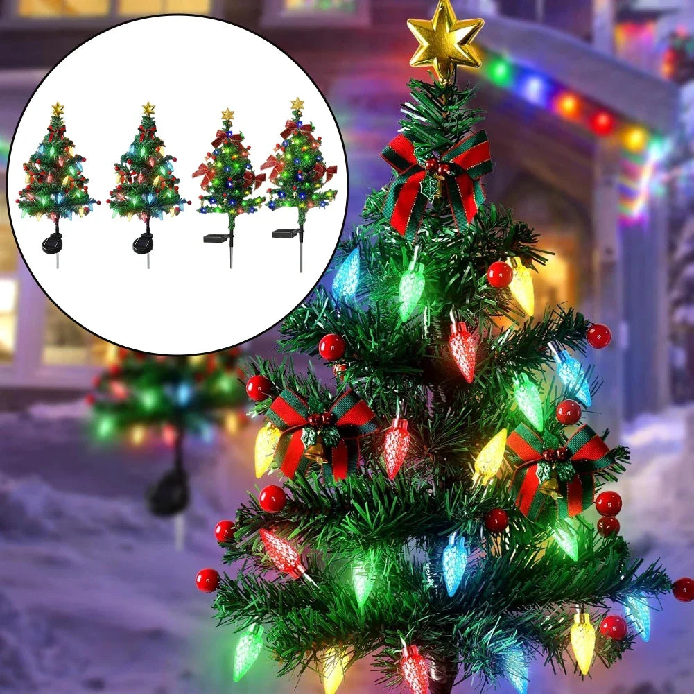 Ledsen™ MiniTree: Sol LED Jul Mini Træ Til Stier