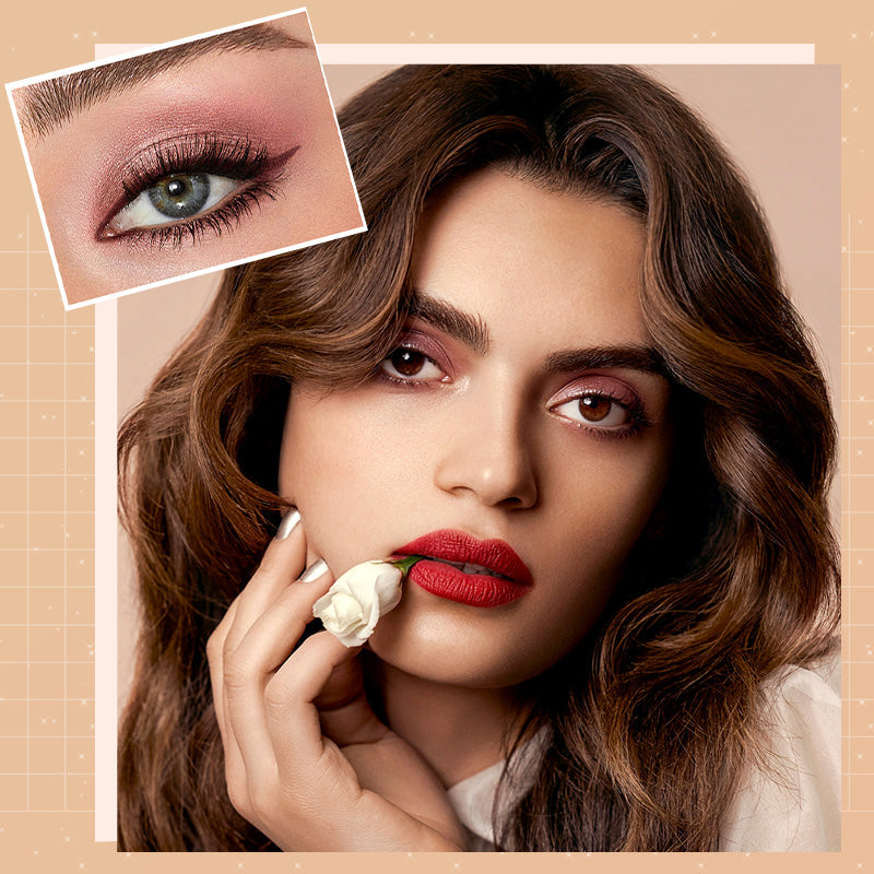 GlitterEyeshadow 1+1 GRATIS: Skinnende Glitternuance Øjenskyggepalet