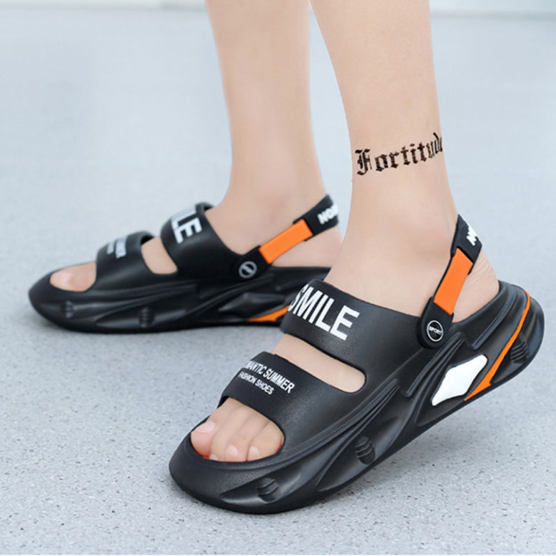 Happy™ StrappySlippers - Bløde Hævede Strappy Hjemmesko Til Mænd Og Kvinder