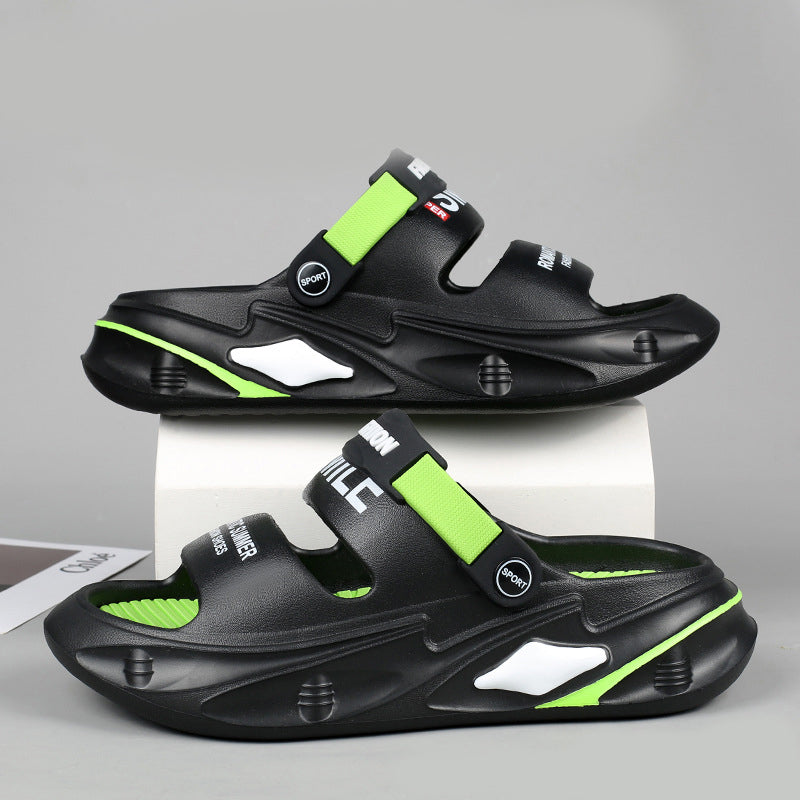 Happy™ StrappySlippers - Bløde Hævede Strappy Hjemmesko Til Mænd Og Kvinder