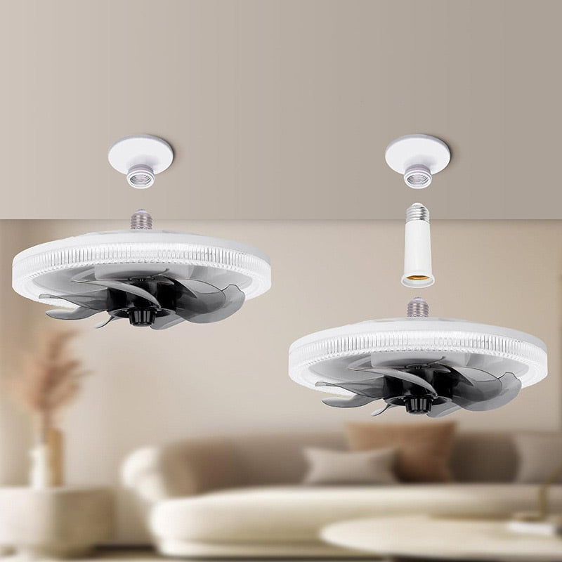 Ledsen™ CoolingLight: 2-i-1 Køleloftventilator Og Lys Med Fjernbetjening