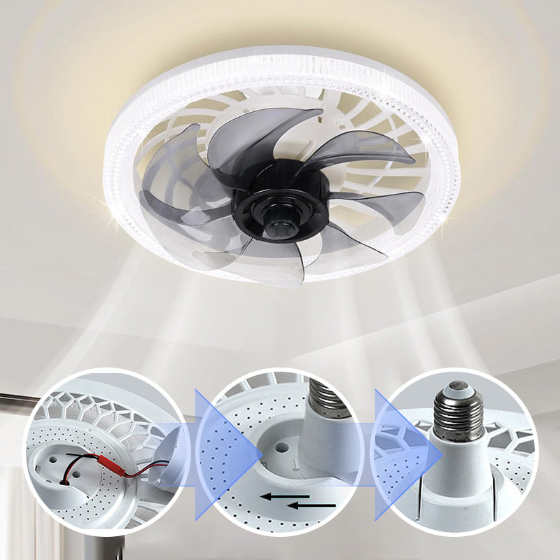 Ledsen™ CoolingLight: 2-i-1 Køleloftventilator Og Lys Med Fjernbetjening